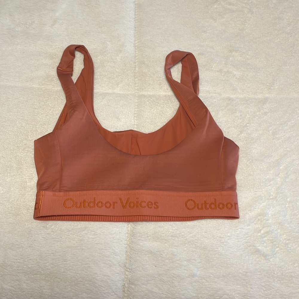 Canyon Orange Outdoor Voices Bra - Picture 4 of 4